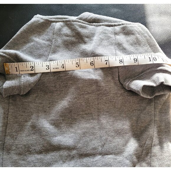 Zack & Zoey Gray Dog Hoodie Sweater with Pocket Size M - Picture 5 of 6